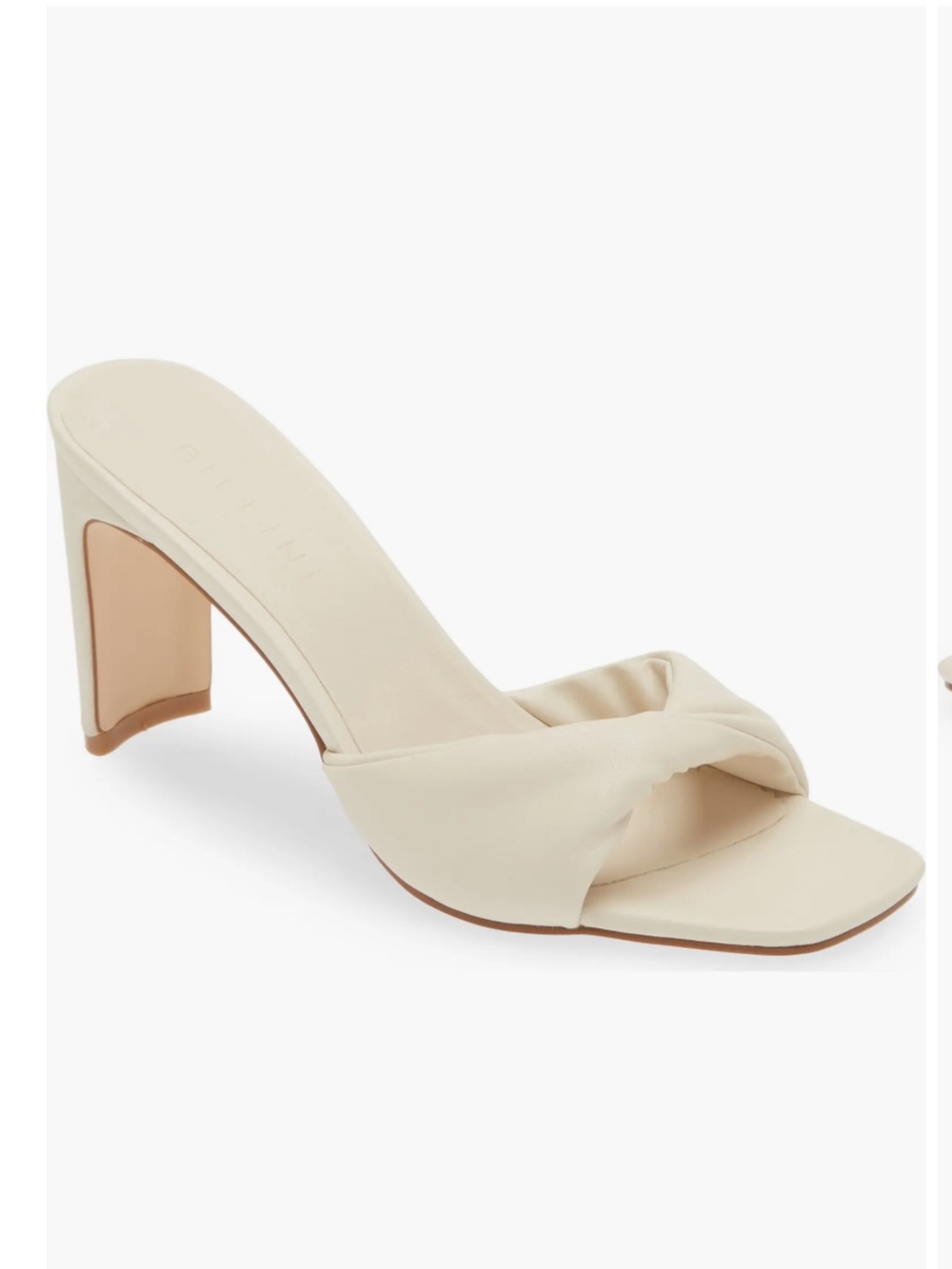 Billini Pine Slide Sandal in Bone